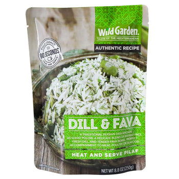 Wild Garden Heat and Serve Pilaf Dill & Fava (8.8 oz) - Papaya Express
